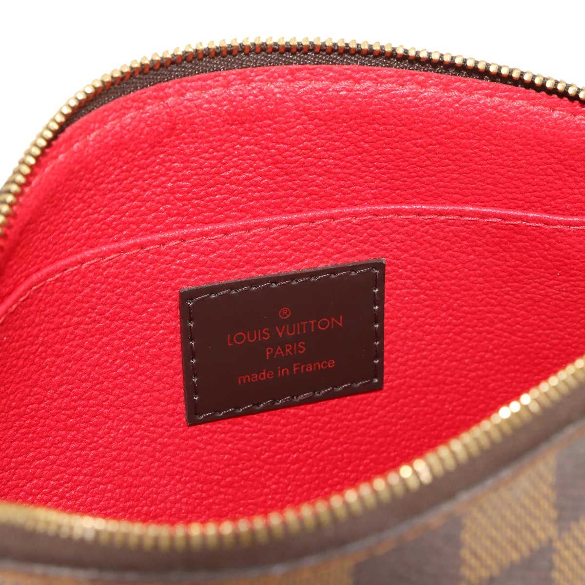Louis Vuitton Damier Pochette Cosmetic PM Pouch Ebene Brown — view 6