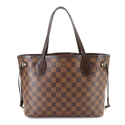 Louis Vuitton Damier Neverfull PM Tote Ebene Gold Brown — view 2