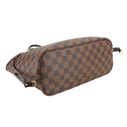 Louis Vuitton Damier Neverfull PM Tote Ebene Gold Brown — view 4