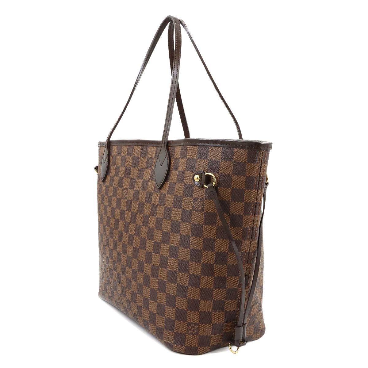 Louis Vuitton Damier Neverfull MM Tote Ebene Cerise Brown — view 3
