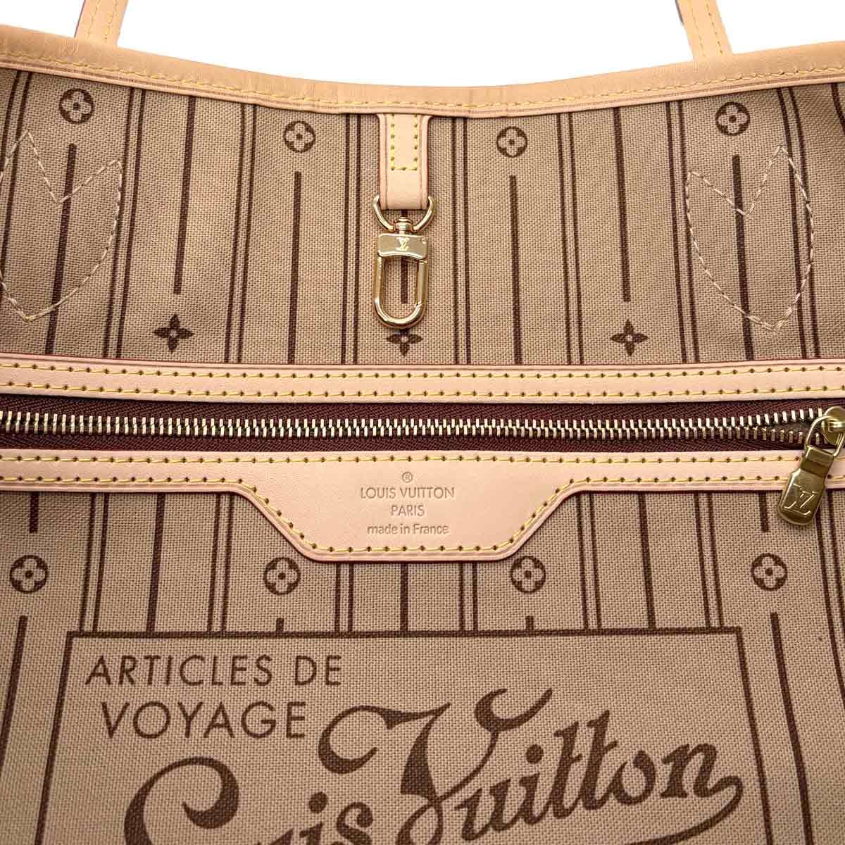 Louis Vuitton Monogram Neverfull GM Tote Brown Gold — view 7