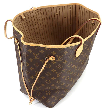 Louis Vuitton Monogram Neverfull GM Tote Brown Gold — view 8