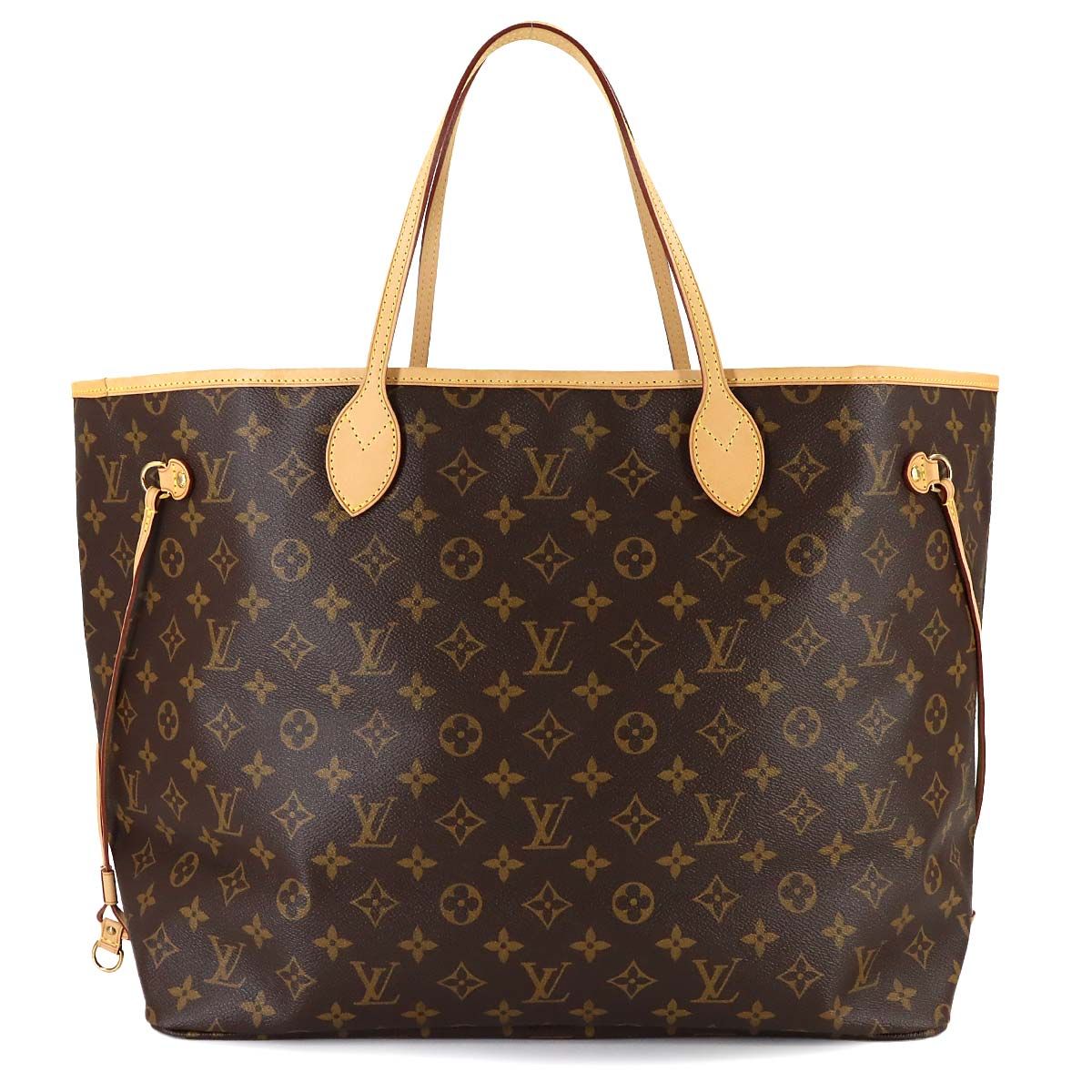 Louis Vuitton Monogram Neverfull GM Tote Brown Gold — view 2