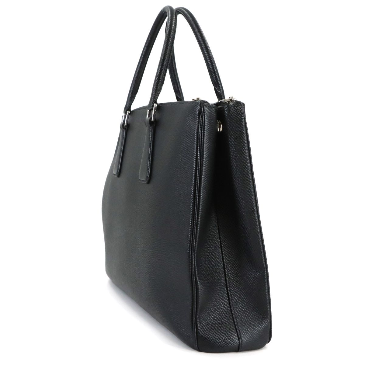 Prada 2-Way Tote Shoulder Bag Saffiano Leather Black — view 3