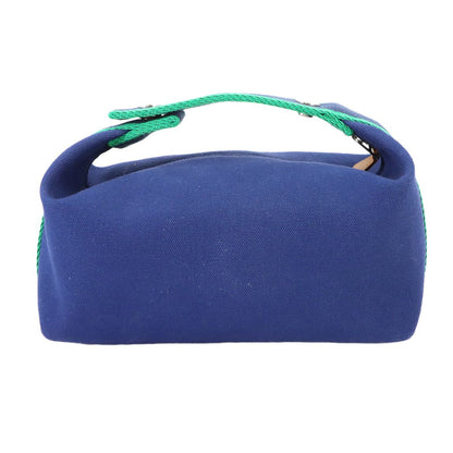 Hermes Bride-a-Brac PM Hand Bag Toilet Ash Blue Marine Green Silver — view 2