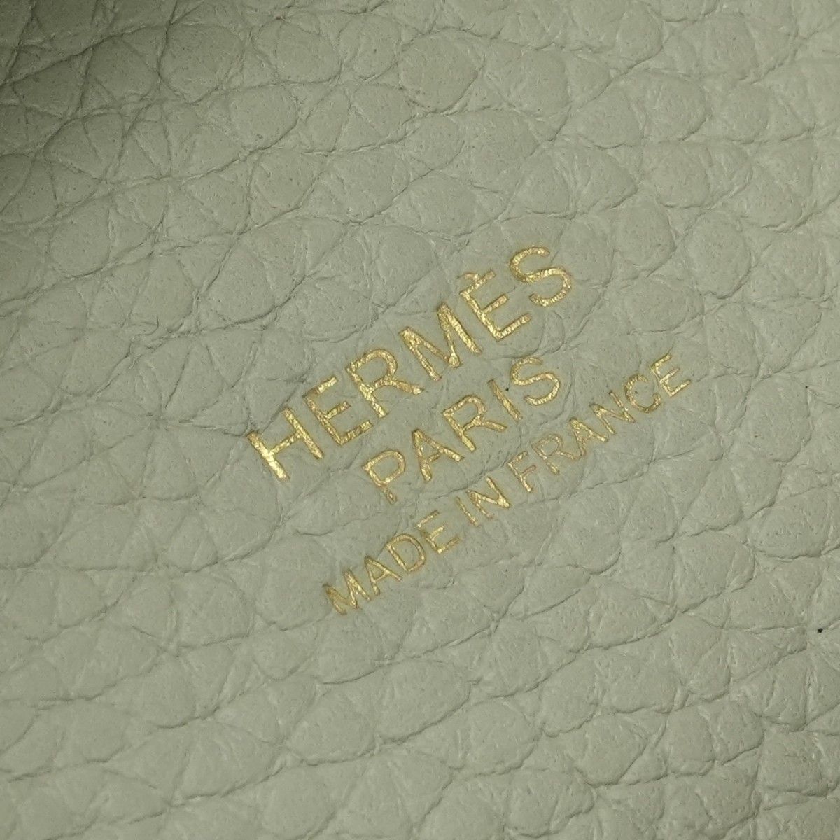 Hermes Picotin Lock PM 18 Tote Taurillon Clemence Grisneve Green Gold — view 7