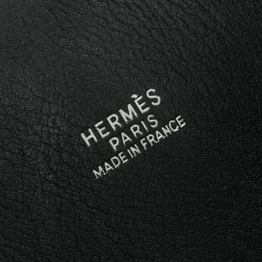 Hermes Bolide 27 Tote Gray Noir Black Silver — view 8