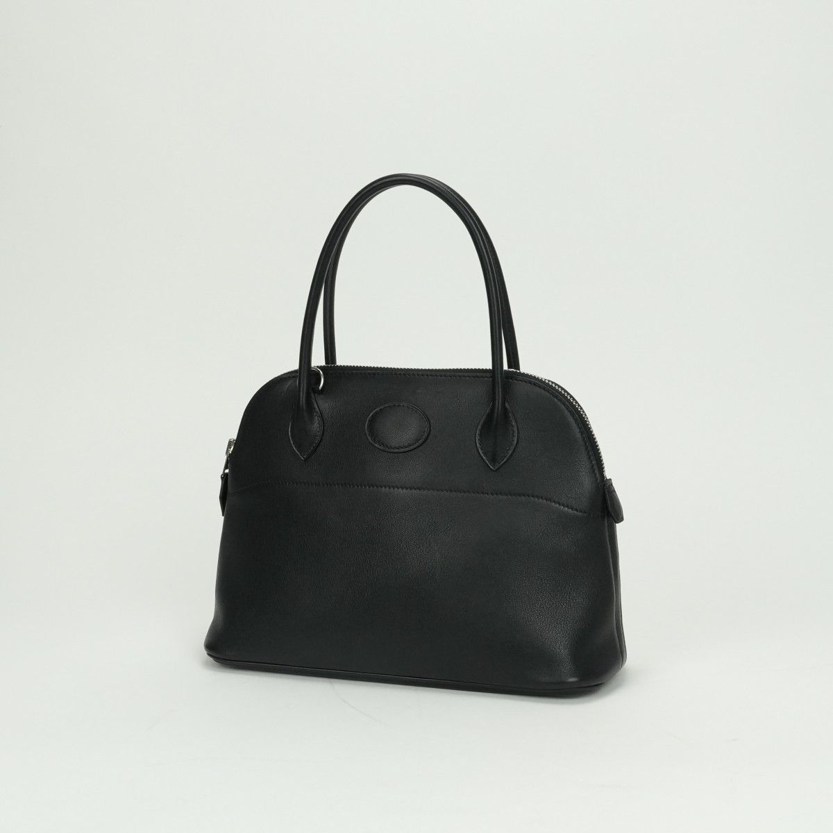 Hermes Bolide 27 Tote Gray Noir Black Silver — view 2
