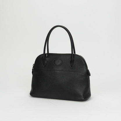 Hermes Bolide 27 Tote Gray Noir Black Silver — view 2