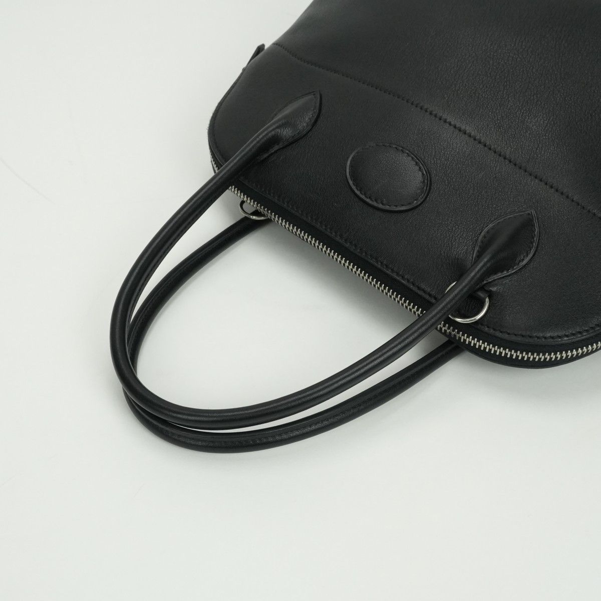 Hermes Bolide 27 Tote Gray Noir Black Silver — view 7
