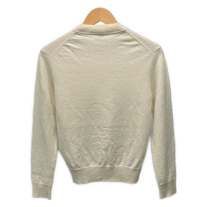 Hermes Long Sleeve Sweater 38 M Ivory Crew Neck Cashmere Lift — view 2