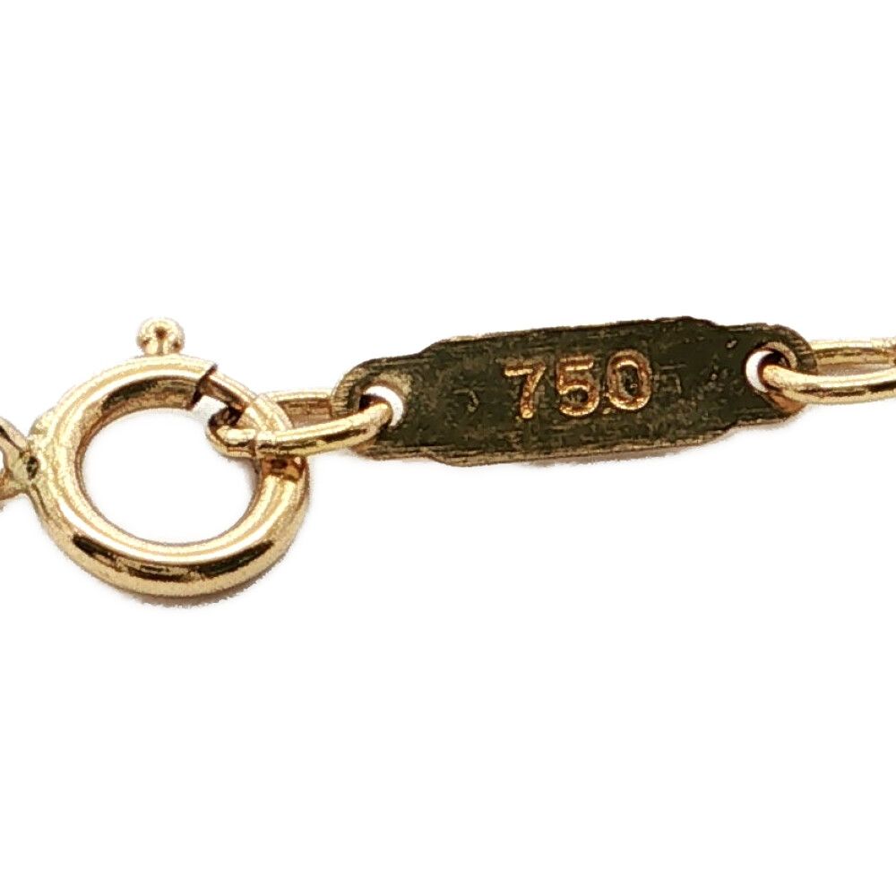 Tiffany & Co Triple Heart Three Diamond Necklace Pendant 18k Yellow Gold — view 4