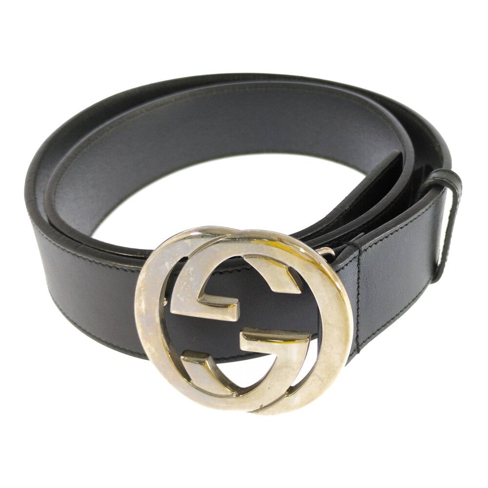 Gucci Interlocking Wide Belt Black