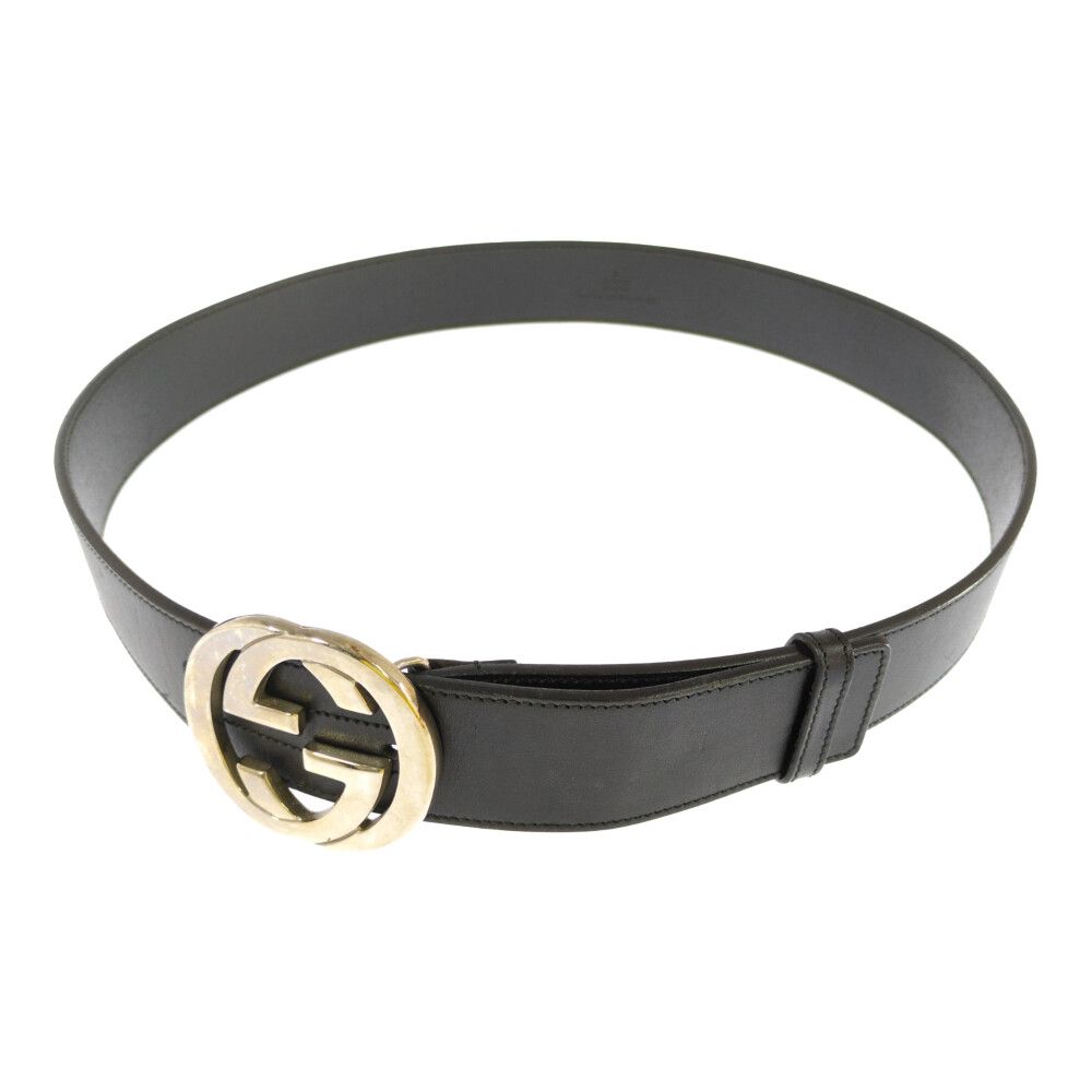 Gucci Interlocking Wide Belt Black — view 2