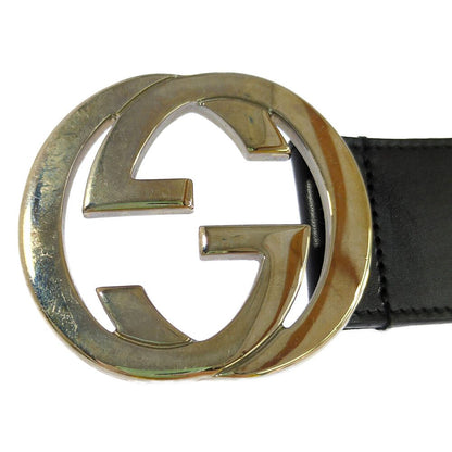 Gucci Interlocking Wide Belt Black — view 3