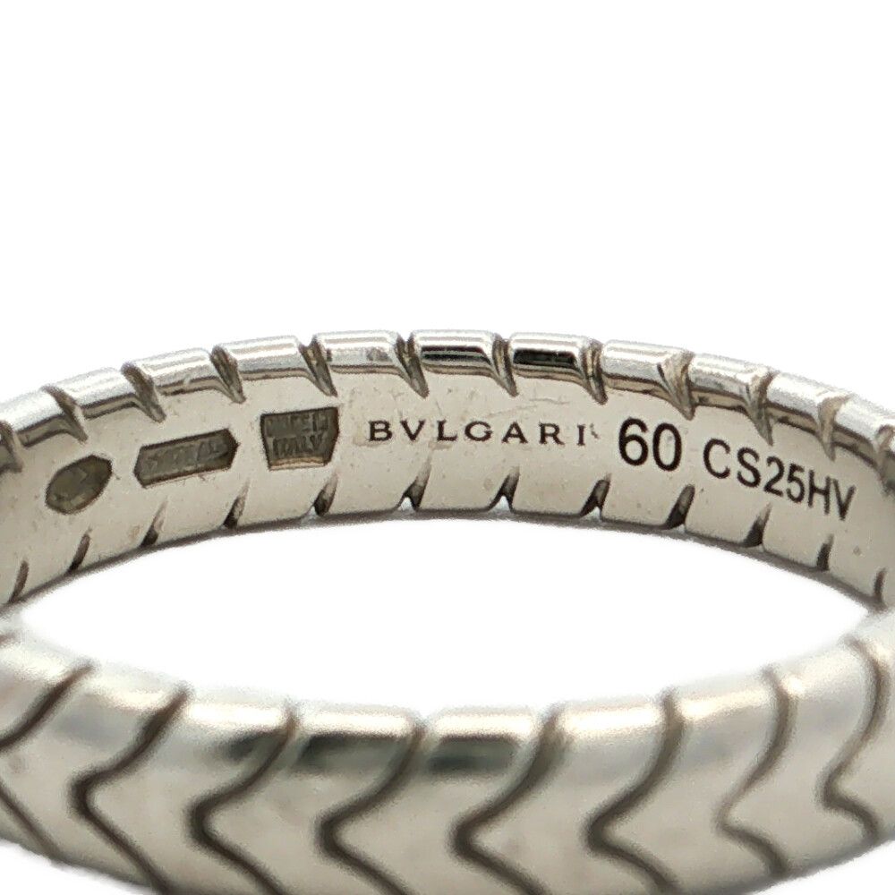 Bvlgari Spiga Ring 59 Platinum — view 4
