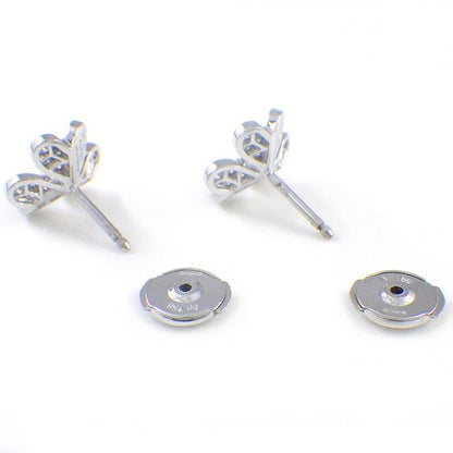 Van Cleef & Arpels Earrings Frivole Mini Pave Round Cut 50 Points Diamond Total — view 2