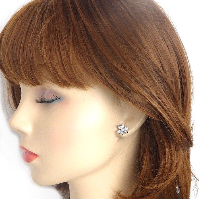 Van Cleef & Arpels Earrings Frivole Mini Pave Round Cut 50 Points Diamond Total — view 7