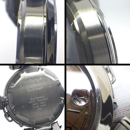 Cartier Watch Pasha C Guilloche Salmon Pink Dial Date SS Automatic Winding — view 6