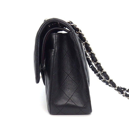 Chanel Shoulder Bag 11.12 Classic Quilted 25 Black Bordeaux Lambskin — view 3