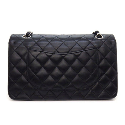 Chanel Shoulder Bag 11.12 Classic Quilted 25 Black Bordeaux Lambskin — view 2