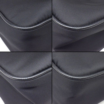 Prada Shoulder Bag Re Edition Re-Nylon Black Red Recycled Polyamide Saffiano — view 8