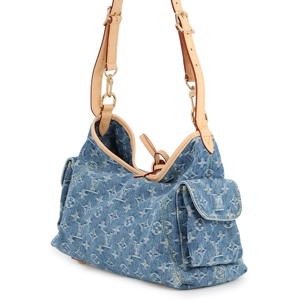 Louis Vuitton Shoulder Bag Monogram Denim Carriage Cargo PM — view 2