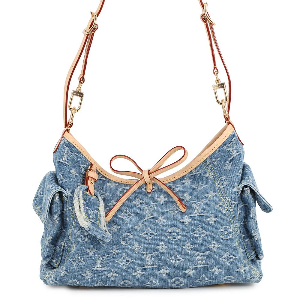 Louis Vuitton Shoulder Bag Monogram Denim Carriage Cargo PM