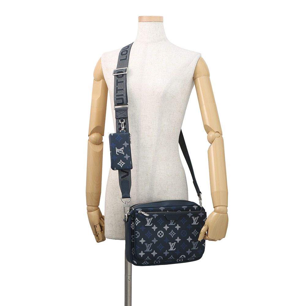 Louis Vuitton Shoulder Bag Monogram Shadow Trio Messenger — view 4