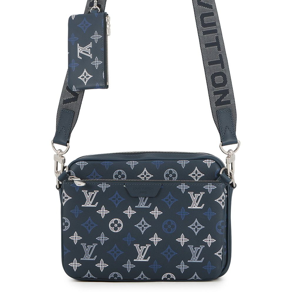 Louis Vuitton Shoulder Bag Monogram Shadow Trio Messenger