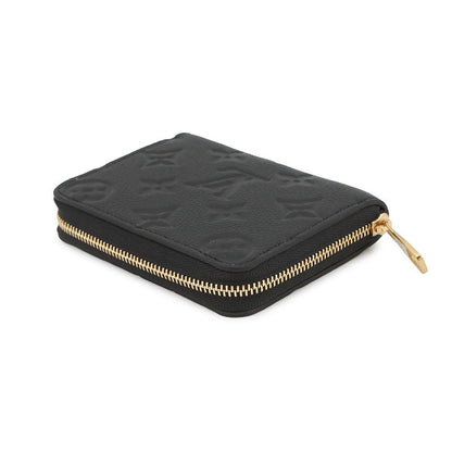 Louis Vuitton Coin Case Monogram Empreinte Zippy Purse Wallet Black — view 2