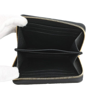 Louis Vuitton Coin Case Monogram Empreinte Zippy Purse Wallet Black — view 4