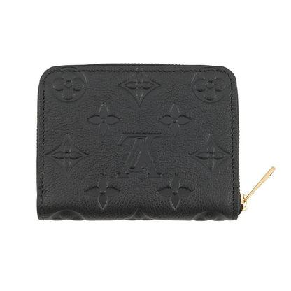 Louis Vuitton Coin Case Monogram Empreinte Zippy Purse Wallet Black — view 3