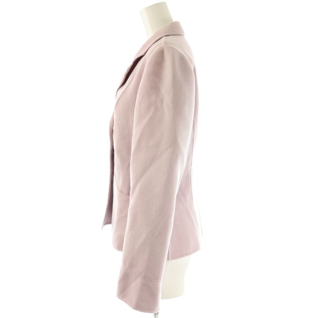 Max Mara Studio Cucito a Mano Set Suit Jacket Skirt Tight Knee Length Angora — view 4