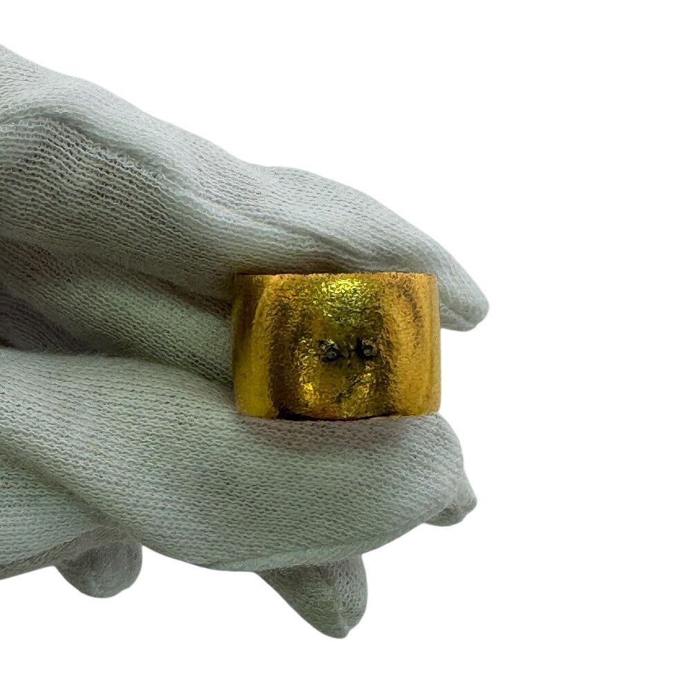 Chanel Line Stone CC Logo Ring Gold — view 4