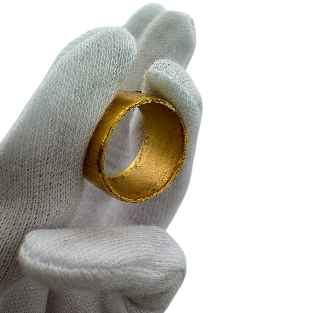 Chanel Line Stone CC Logo Ring Gold — view 6