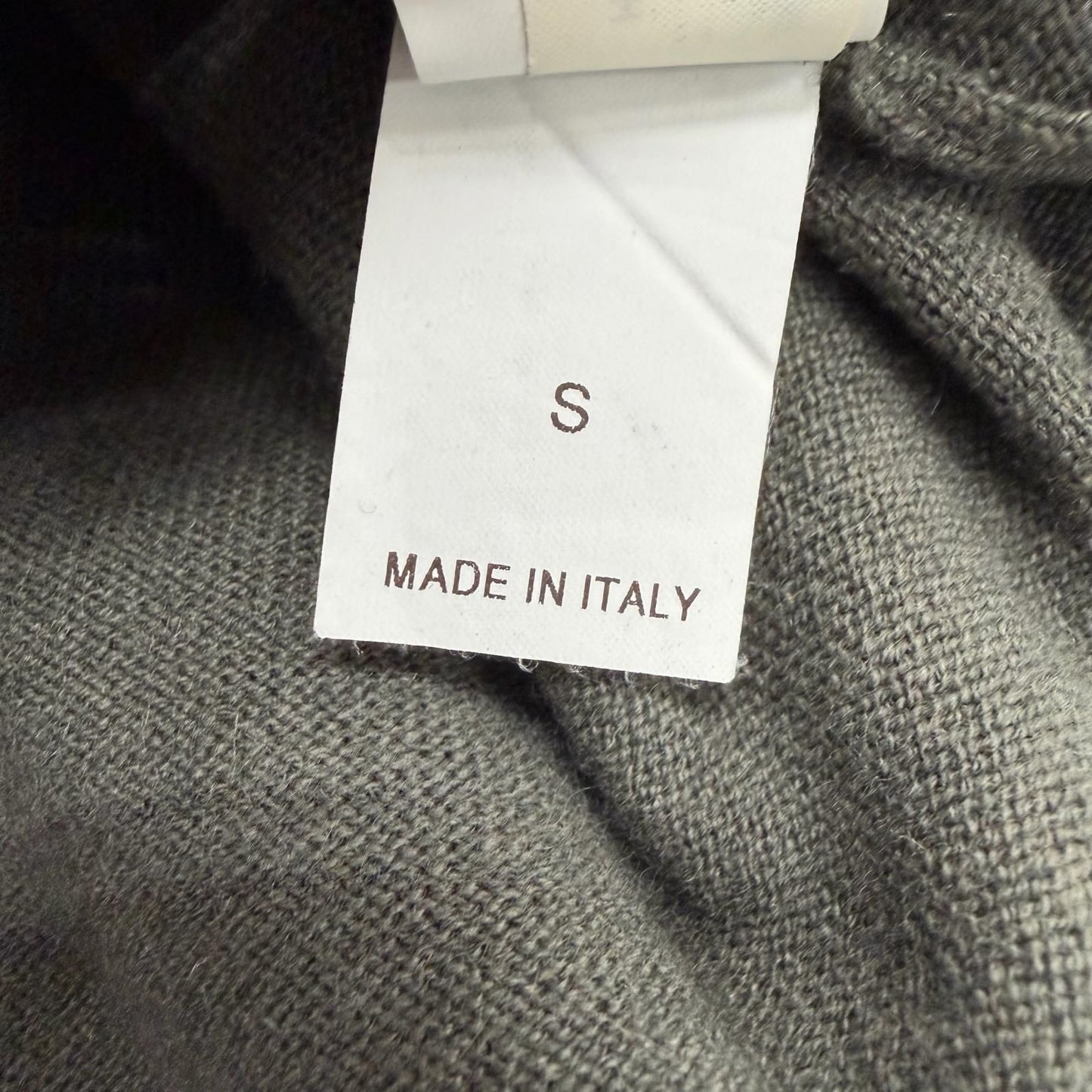 Brunello Cucinelli Cashmere V-neck Pullover Knit Sweater Gray — view 9