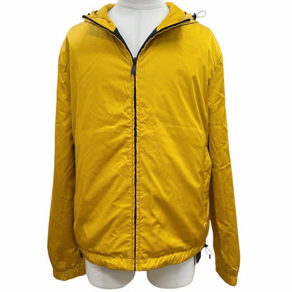 Fendi FF Logo Allover Pattern Mesh Reversible Zip Up Hoodie Nylon Jacket Black — view 2