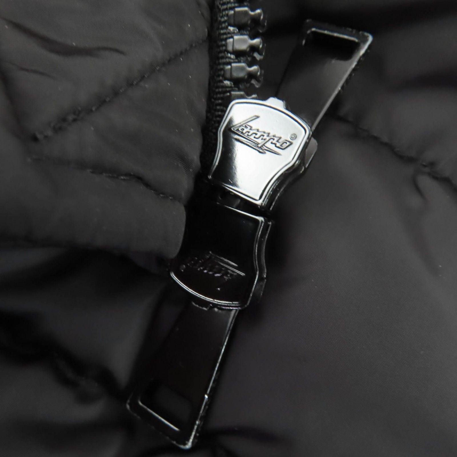 Moncler Grive Logo Patch Hooded Long Length Down Jacket Coat Black — view 7