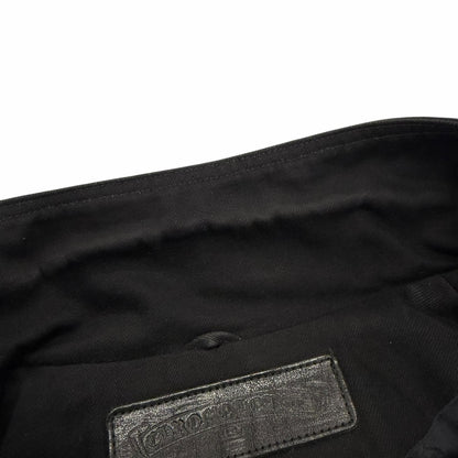 Chrome Hearts Cotton 925 Horse Shoe Button Hunting Jacket Denim Black — view 9