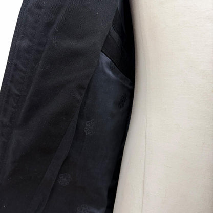 Chrome Hearts Cotton 925 Horse Shoe Button Hunting Jacket Denim Black — view 5