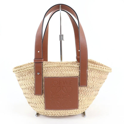 Loewe Basket Small Handbag Natural Tan Raffia Leather Bag