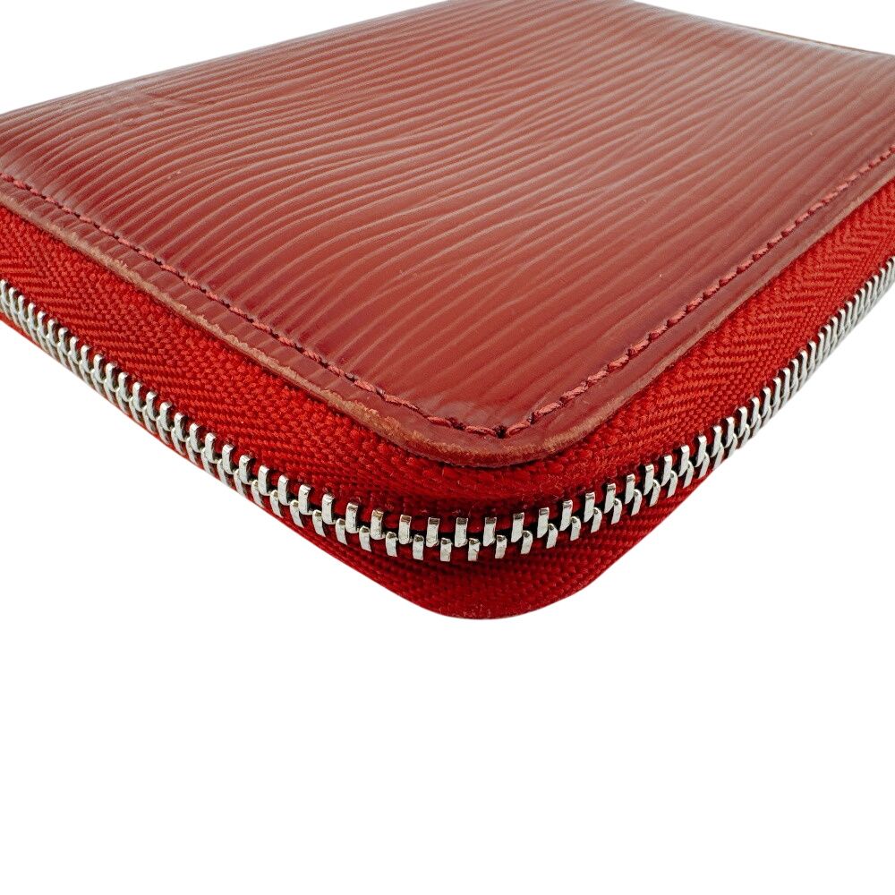 Louis Vuitton Card Case Zippy Coin Purse Epi Leather Red — view 5