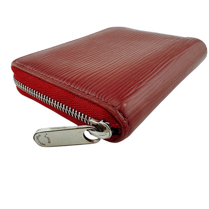 Louis Vuitton Card Case Zippy Coin Purse Epi Leather Red — view 3