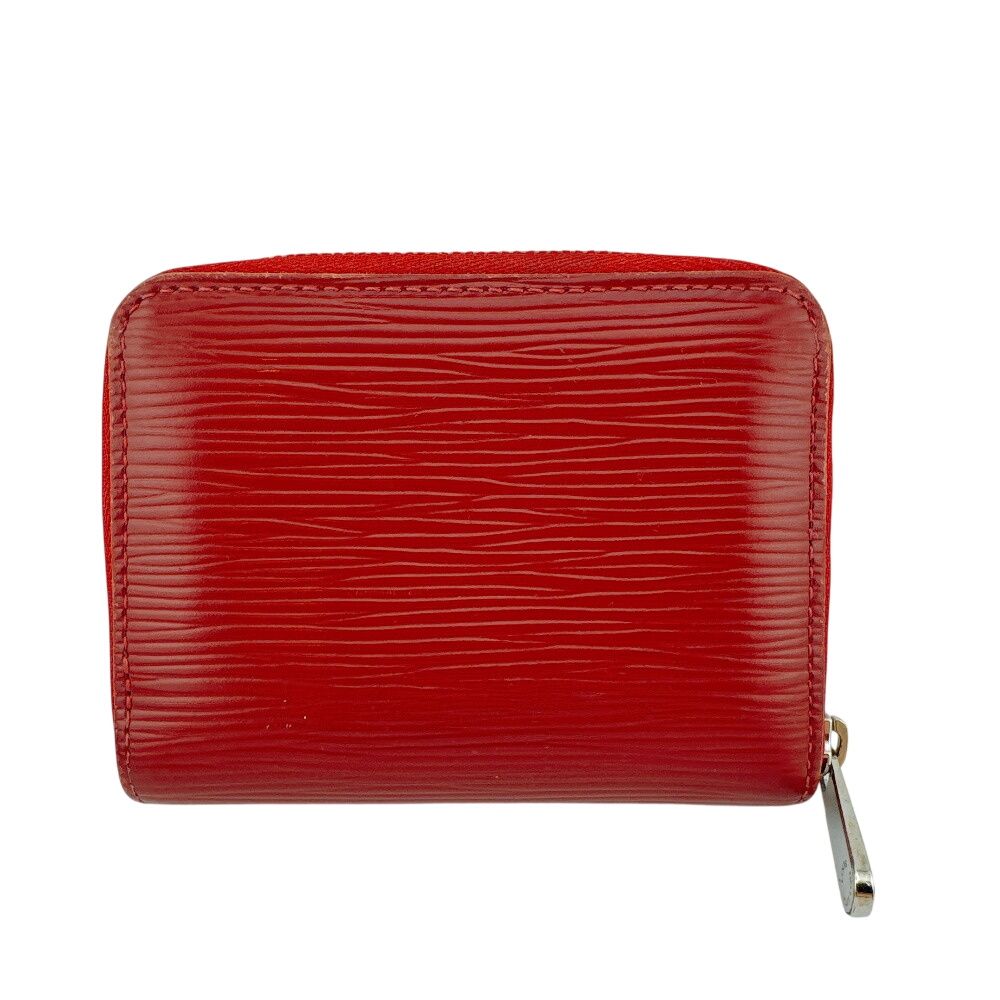 Louis Vuitton Card Case Zippy Coin Purse Epi Leather Red — view 2
