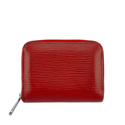 Louis Vuitton Card Case Zippy Coin Purse Epi Leather Red