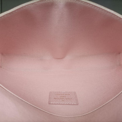 Louis Vuitton Pochette Felicie Azur Damier Canvas Messenger Bag — view 9