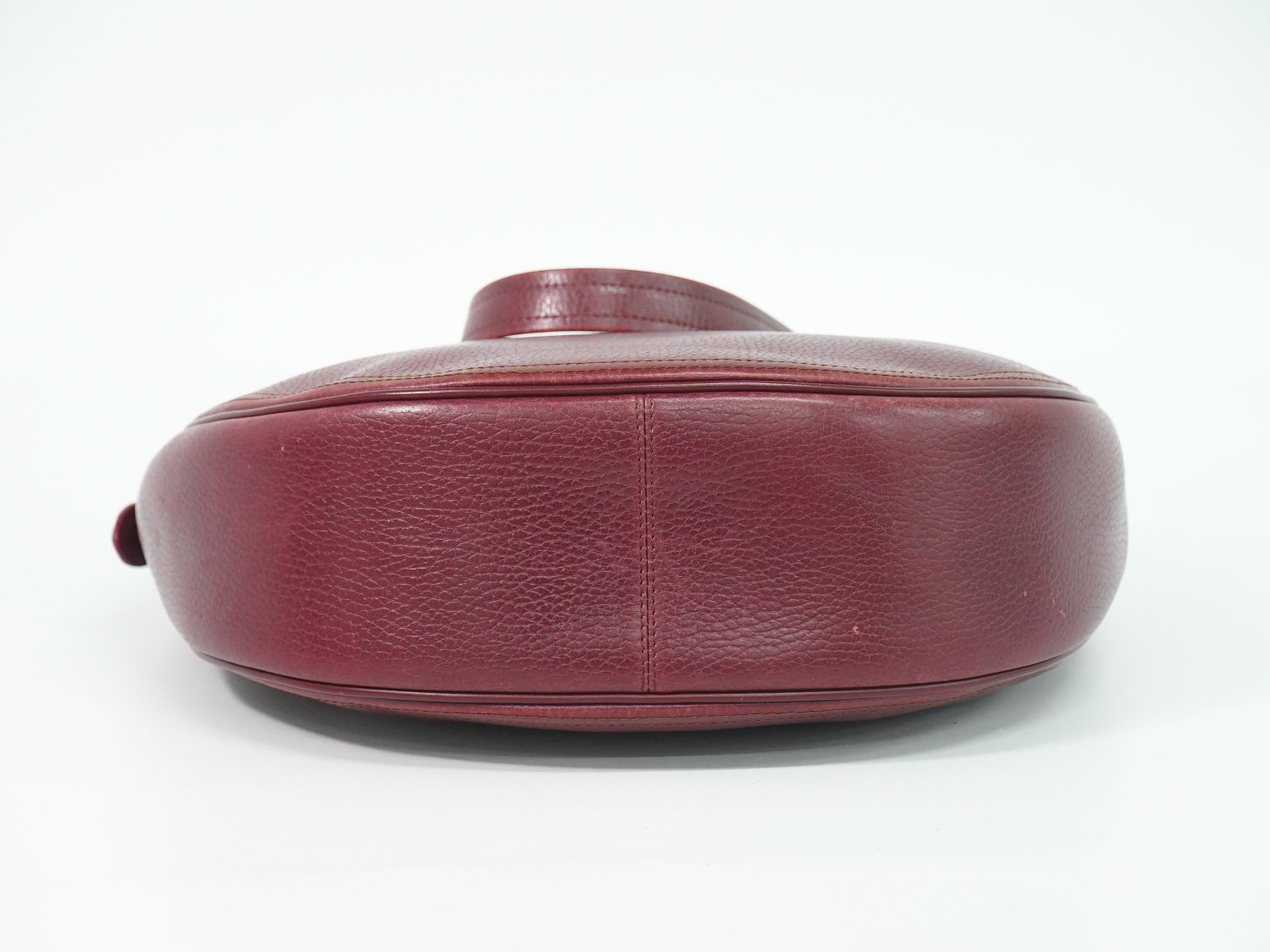 Cartier Must Line Shoulder Bag Leather Bordeaux — view 3