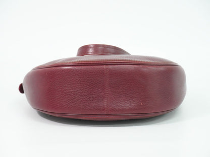 Cartier Must Line Shoulder Bag Leather Bordeaux — view 3