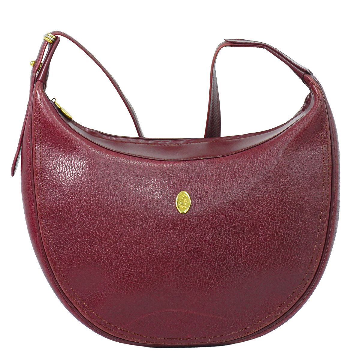 Cartier Must Line Shoulder Bag Leather Bordeaux